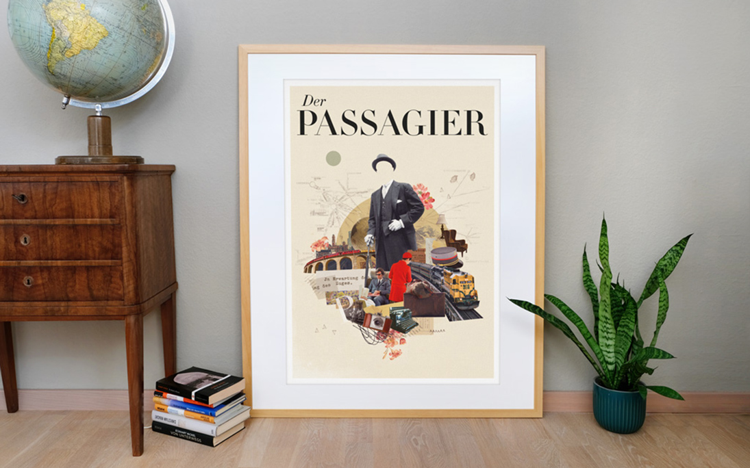 Illustration - Plakatgestaltung, Collage Adrian Dinser Verlag