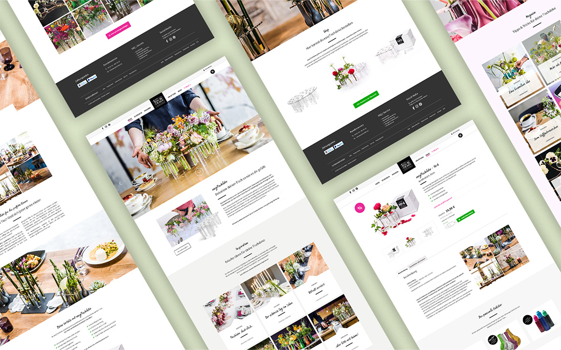 Webdesign - Webshop easyTischdeko GmbH